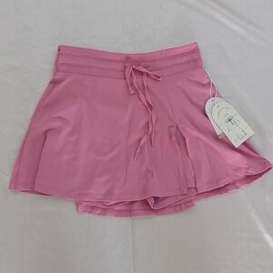 New Blogilates Women's‎ Trailblaze Slit Skort Activewear Athletic Pink XS (0-2)